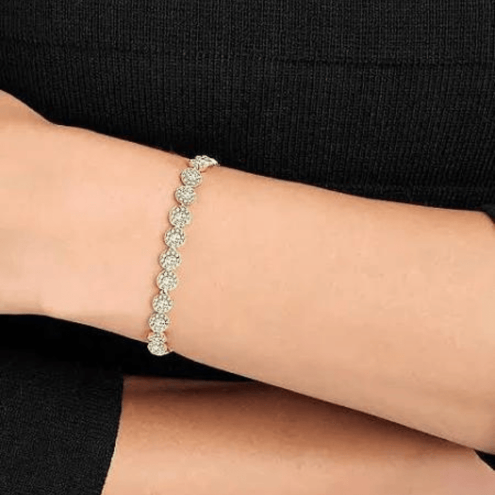 Swarovski Gold Una Angelic Tennis Bracelet - MococoSwarovski5505469Bracelets