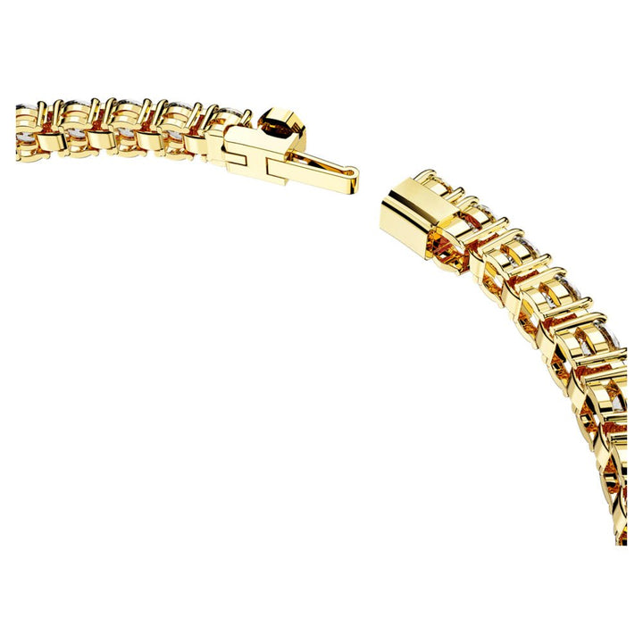 Swarovski Matrix Tennis Round Cut White & Gold - Tone Plated Bracelet - MococoSwarovski56576649009656576649Bracelets
