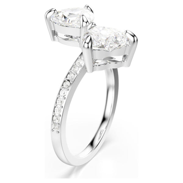Swarovski Mesmera Attract Pave Heart cut White Silver-Tone