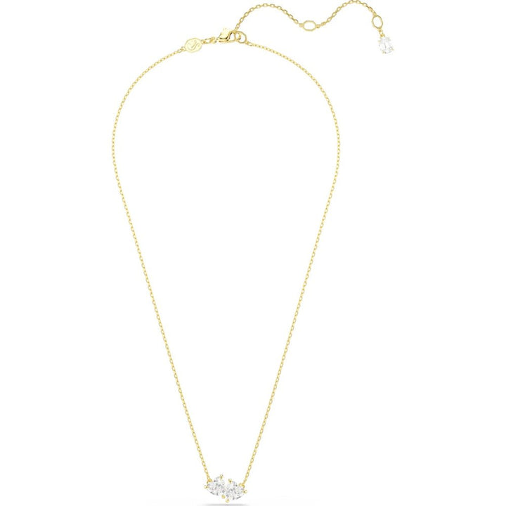 Swarovski Mesmera Gold - Tone Plated White Heart Attract Necklace - MococoSwarovski57334759009657334750Necklace