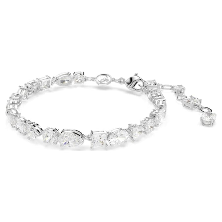 Swarovski Rhodium Plated Mixed Cuts White Mesmera Bracelet image 1