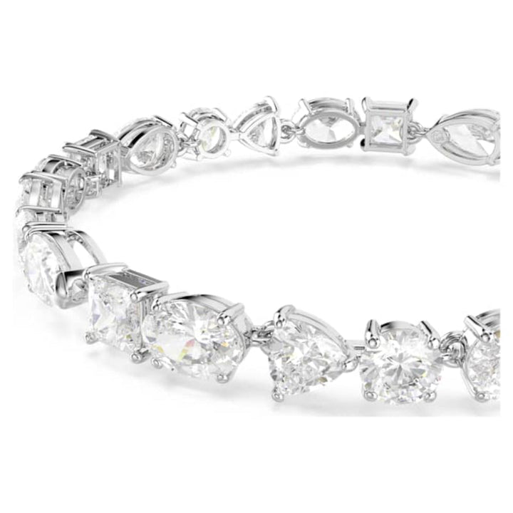 Swarovski Rhodium Plated Mixed Cuts White Mesmera Bracelet image 3
