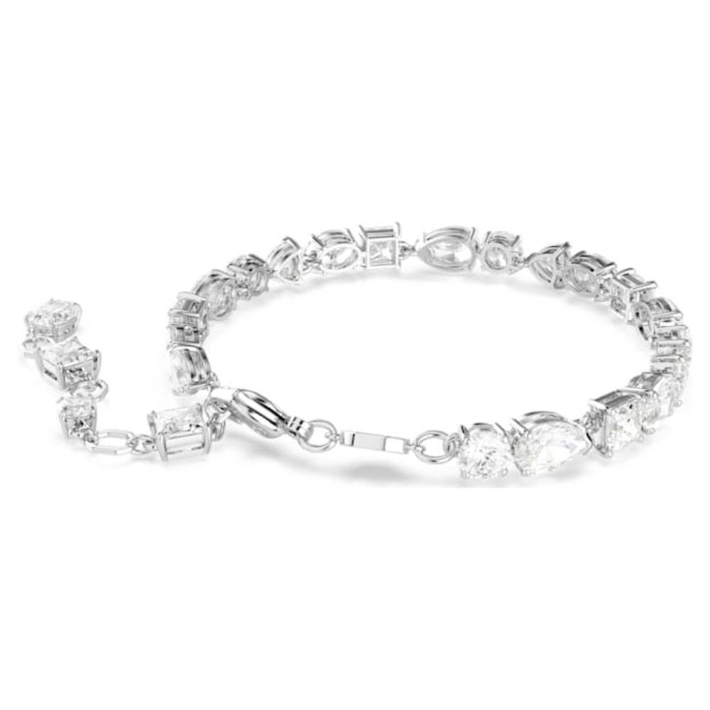 Swarovski Rhodium Plated Mixed Cuts White Mesmera Bracelet image 4