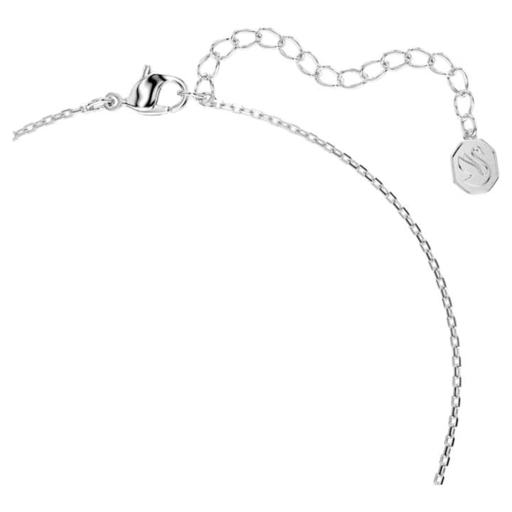 Swarovski Rhodium Plated Round Cut Blue Bella V Pendant - MococoSwarovski57342329009657342328Necklace