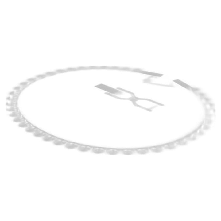 Swarovski Rhodium Plated Round Cut Blue Imber Emily Tennis Bracelet image 3