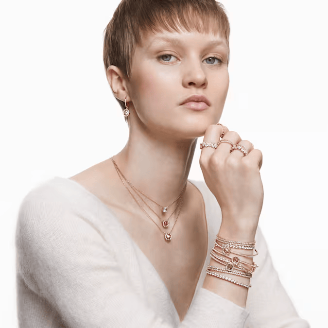 Swarovski Rose Gold Matrix Tennis bracelet - MococoSwarovski52241829009652241824Bracelets