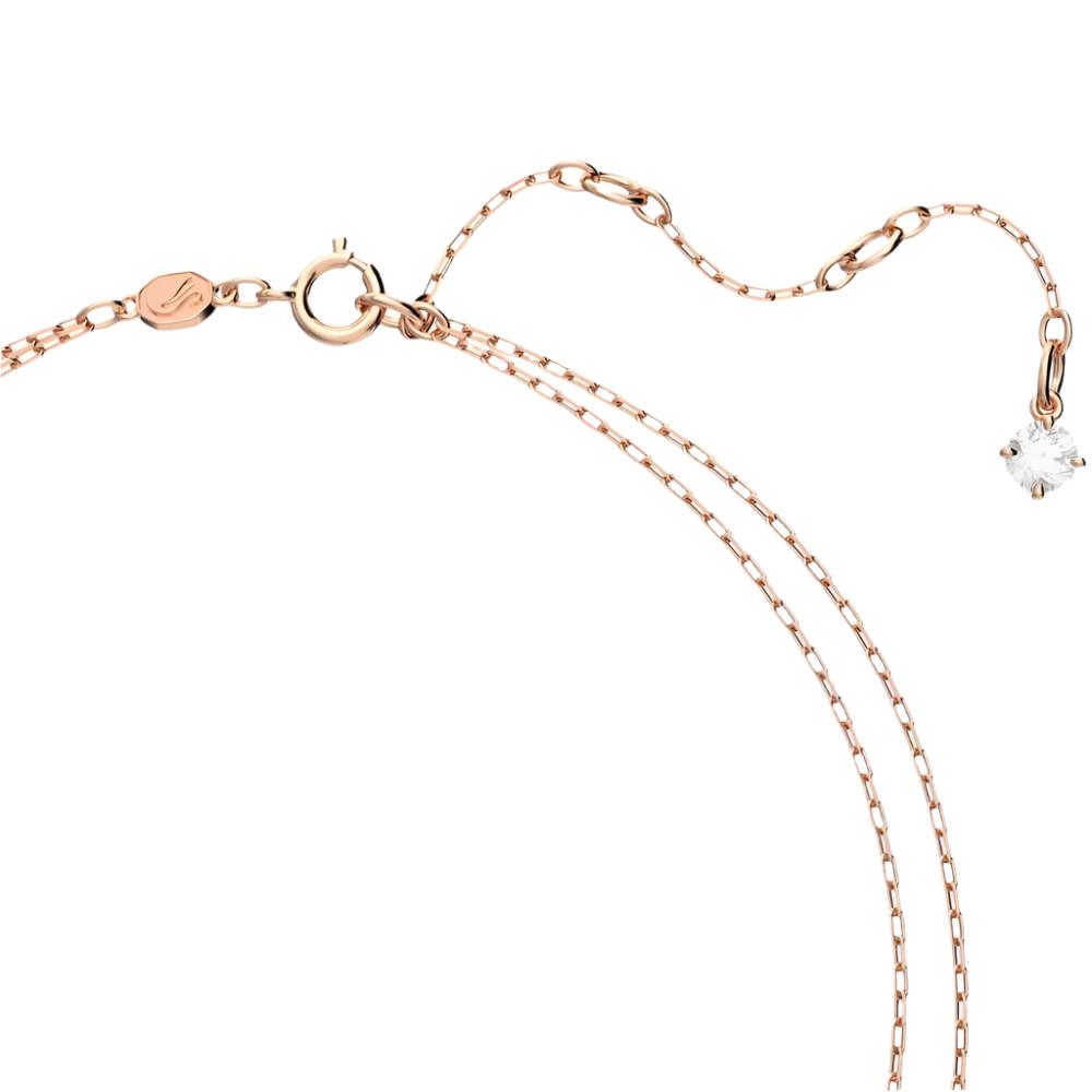 Swarovski Rose Gold Millenia Layered Pink Necklace - MococoSwarovski56405589009656405581Necklaces