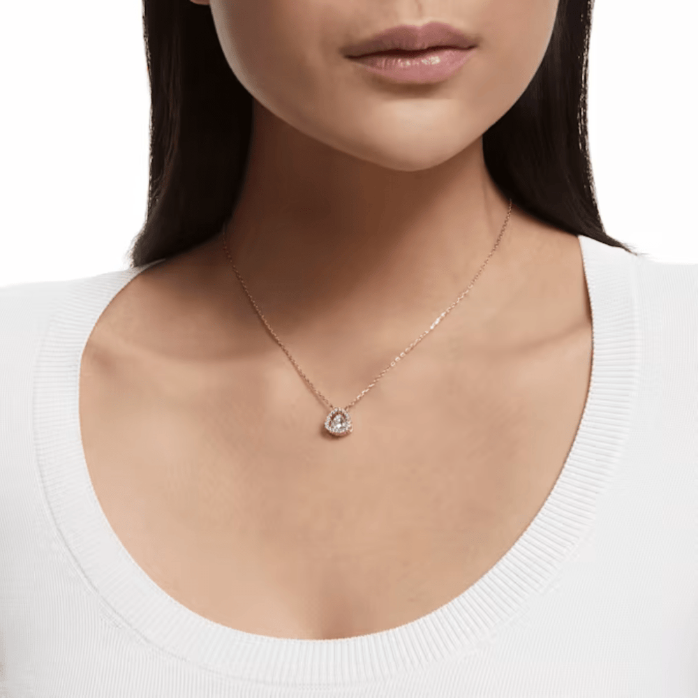Swarovski Rose Gold Millenia Trilliant Cut Crystal Necklace - MococoSwarovski56402929009656402924Necklaces