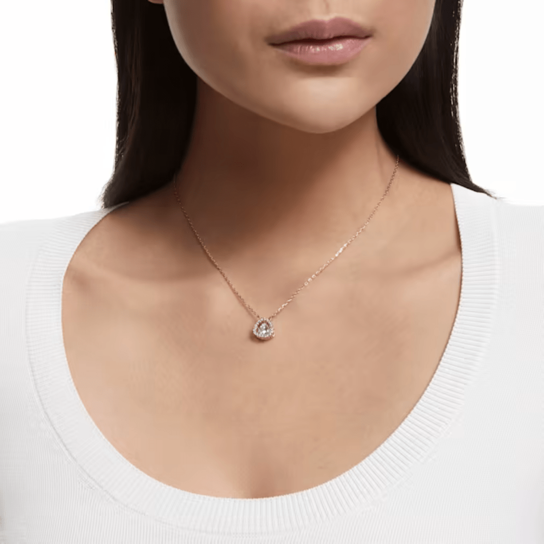Swarovski Rose Gold Millenia Trilliant Cut Crystal Necklace - MococoSwarovski56402929009656402924Necklaces