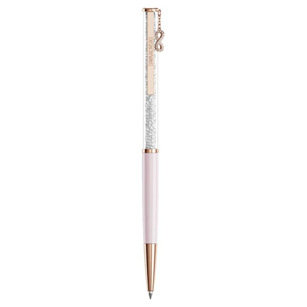 Swarovski Rose Gold-Tone Plated Infinity Pink Lacquered Crystalline Silk Ballpoint Pen - MococoSwarovski57287319009657287315Pens