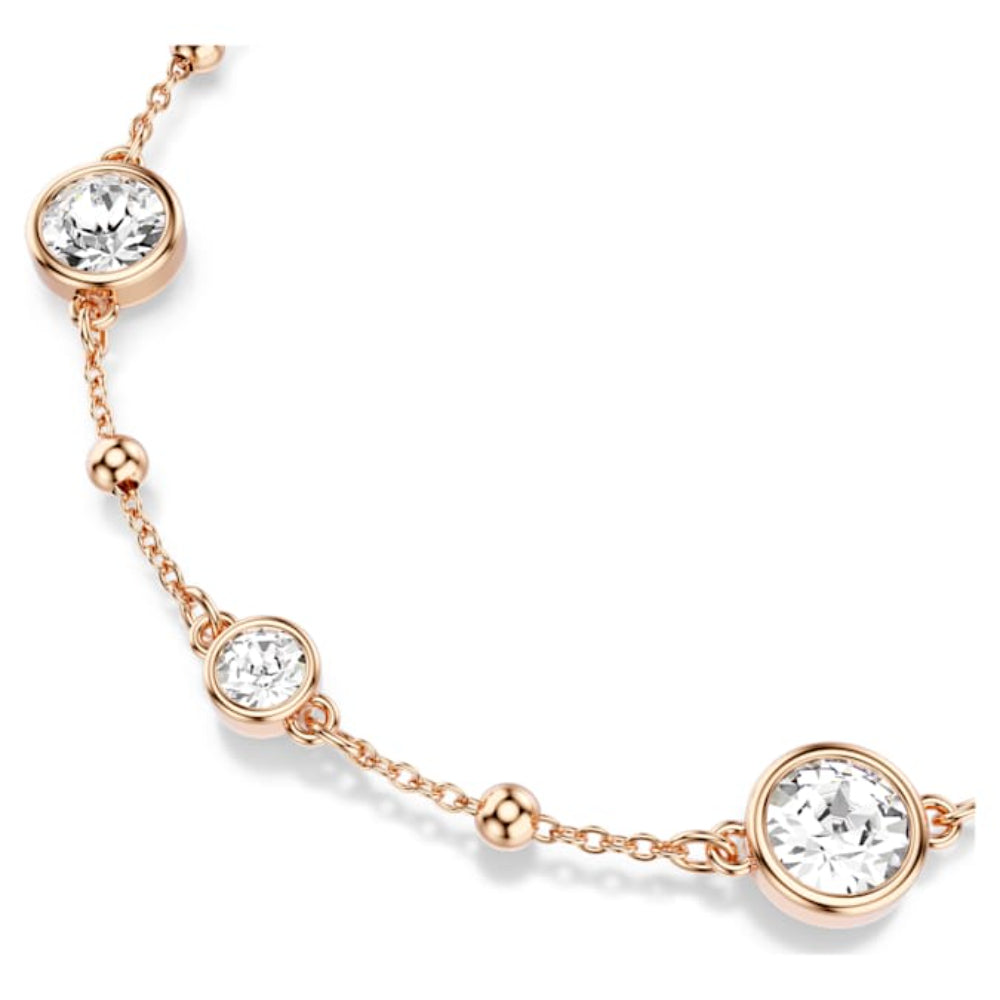 Swarovski Rose Gold-Tone Plated Round Cut White Imber Bracelet image 3