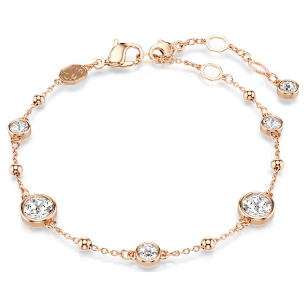 Swarovski Rose Gold - Tone Plated Round Cut White Imber Bracelet - MococoSwarovski57306779009657306771Bracelets