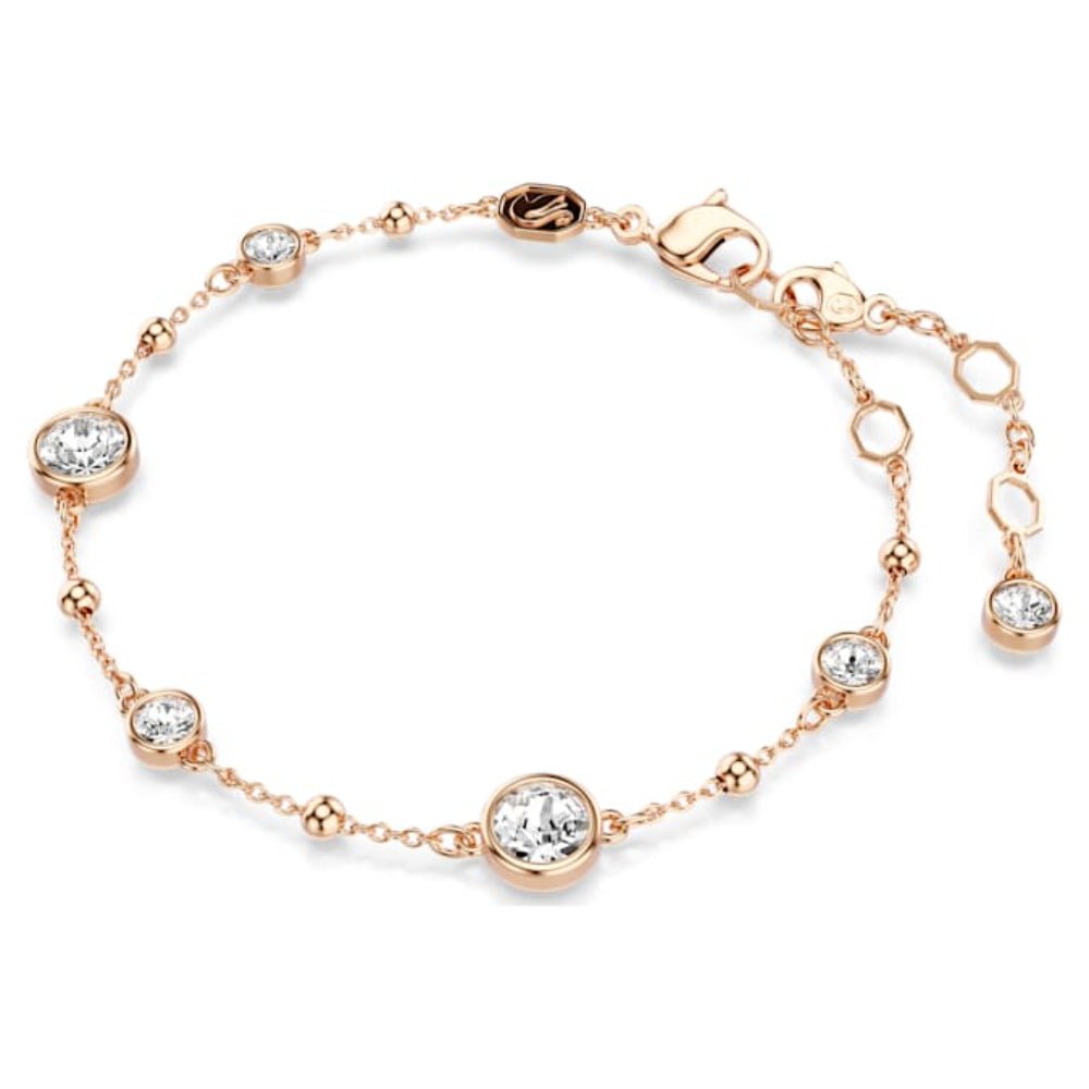 Swarovski Rose Gold - Tone Plated Round Cut White Imber Bracelet - MococoSwarovski57306779009657306771Bracelets