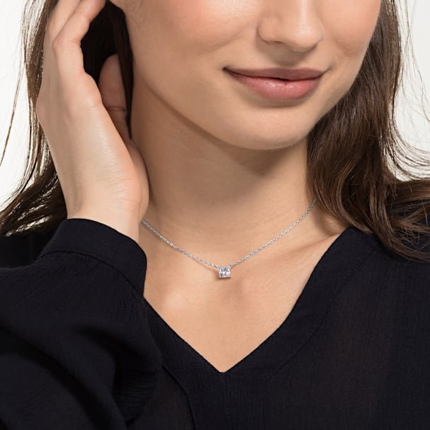 Swarovski Silver Attract Necklace and Earring Set - MococoSwarovski