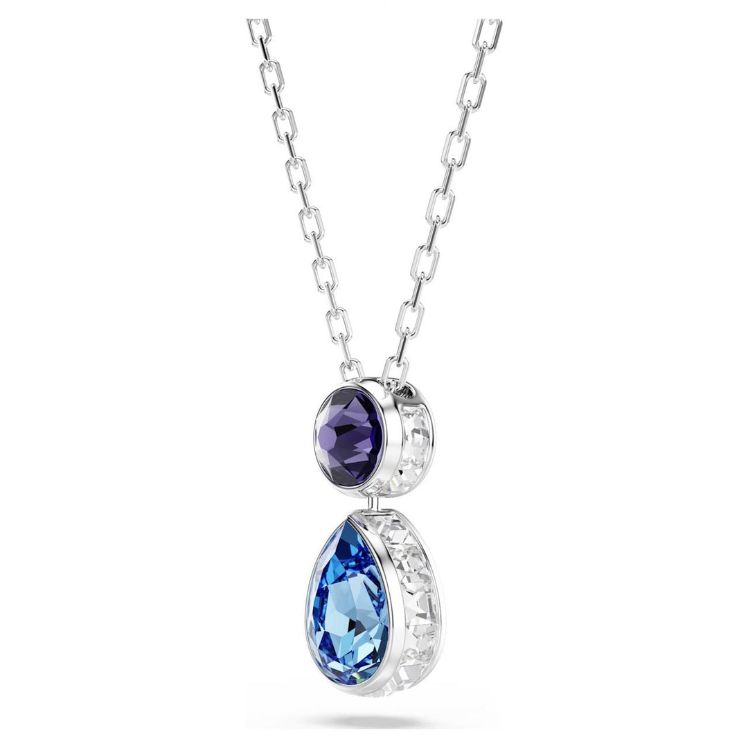 Swarovski Silver Chroma Mixed Cuts Multicoloured Necklace - MococoSwarovski57384739009657384731Necklaces
