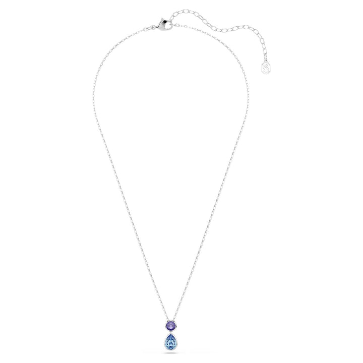 Swarovski Silver Chroma Mixed Cuts Multicoloured Necklace - MococoSwarovski57384739009657384731Necklaces