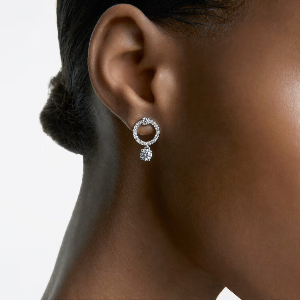 Swarovski Silver Constella Circle Hoop Earrings - MococoSwarovski55632789009655632780Earrings