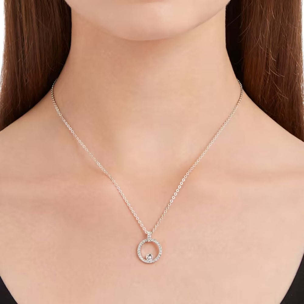 Swarovski Silver Constella Circle Necklace - MococoSwarovski51986869009651986863Necklaces