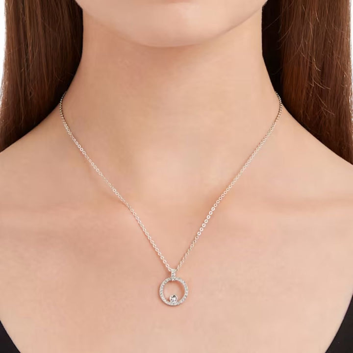 Swarovski Silver Constella Circle Necklace - MococoSwarovski51986869009651986863Necklaces