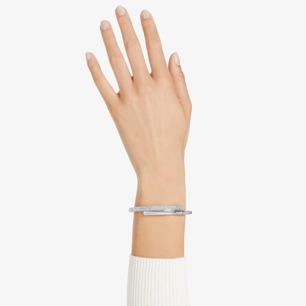 Swarovski Silver Dextera Bangle - MococoSwarovski56702529009656702529Bracelets