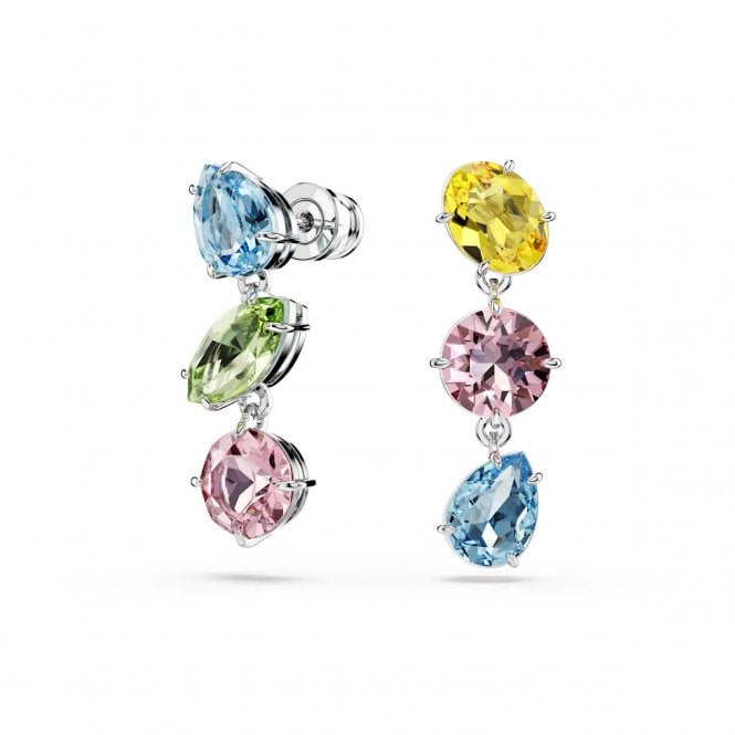 Swarovski Silver Gema Multicoloured Drop Earrings - MococoSwarovski56924069009656924068Earrings