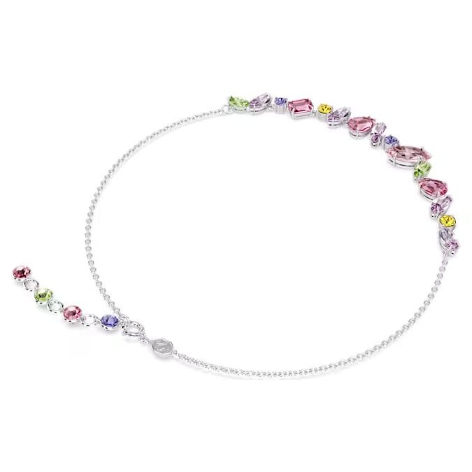 Swarovski Silver Gema Multicoloured Necklace - MococoSwarovski56583989009656583982Necklaces