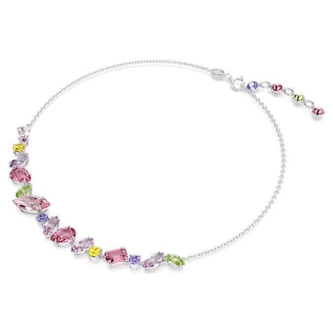 Swarovski Silver Gema Multicoloured Necklace - MococoSwarovski56583989009656583982Necklaces