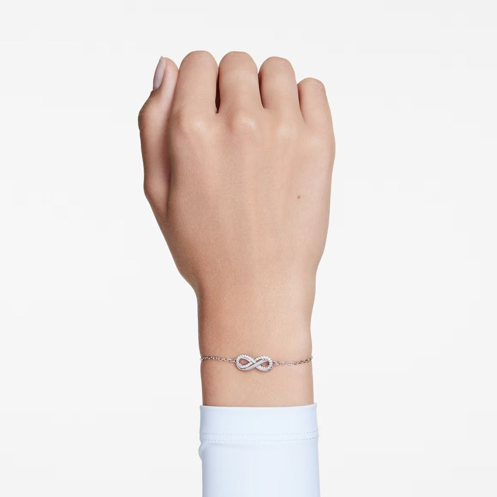Swarovski Silver Hyperbola Infinity Intertwined Bracelet - MococoSwarovski56796649009656796641Bracelets
