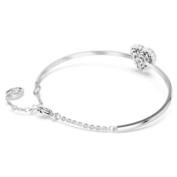 Swarovski Silver Idyllia Heart Bangle - MococoSwarovski56843859009656843857Bracelets