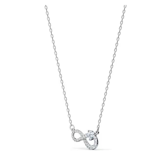 Swarovski Silver Infinity Heart Pave Necklace - MococoSwarovski55205769009655205762Necklaces