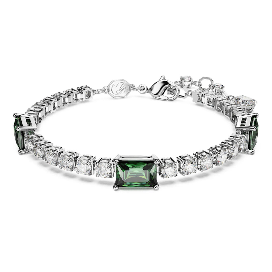 Swarovski Silver Matrix Mixed Cut Green Bracelet - MococoSwarovski56664229009656664223Bracelets