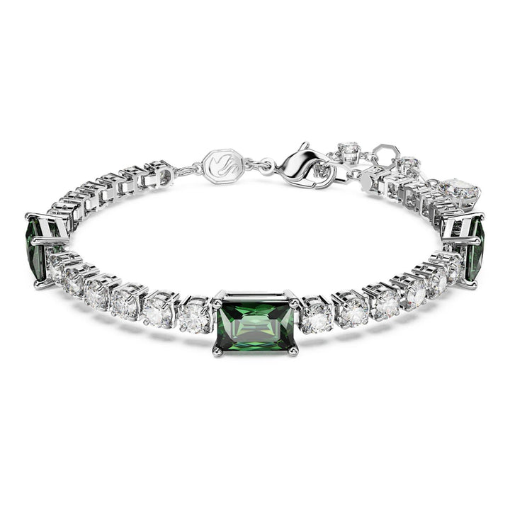 Swarovski Silver Matrix Mixed Cut Green Bracelet - MococoSwarovski56664229009656664223Bracelets