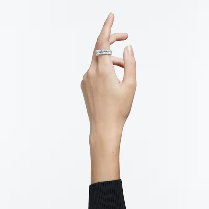 Swarovski Silver Matrix Vittore Wide Ring - MococoSwarovski55621299009655621296Rings