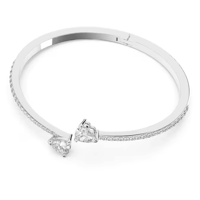 Swarovski Silver Mesmera Heart Bangle - MococoSwarovski55188149009655188140Bracelets