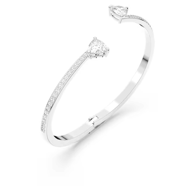 Swarovski Silver Mesmera Heart Bangle - MococoSwarovski55188149009655188140Bracelets
