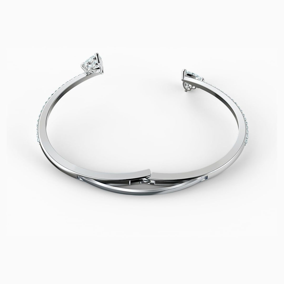 Swarovski Silver Mesmera Heart Bangle - MococoSwarovski55352899009655352893Bracelets