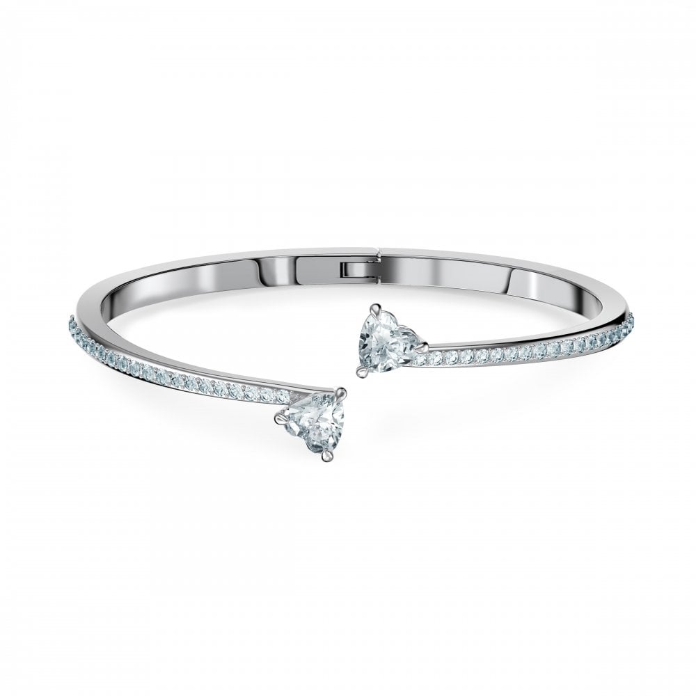 Swarovski Silver Mesmera Heart Bangle - MococoSwarovski55352899009655352893Bracelets
