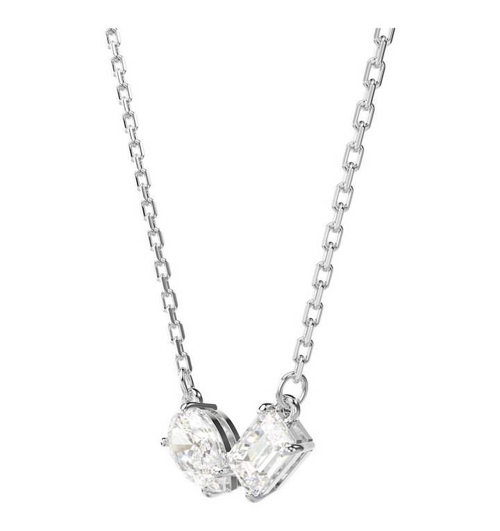 Swarovski Silver Mesmera Mixed Cut Necklace and Earrings Set - MococoSwarovski56658299009656658291Jewellery Sets