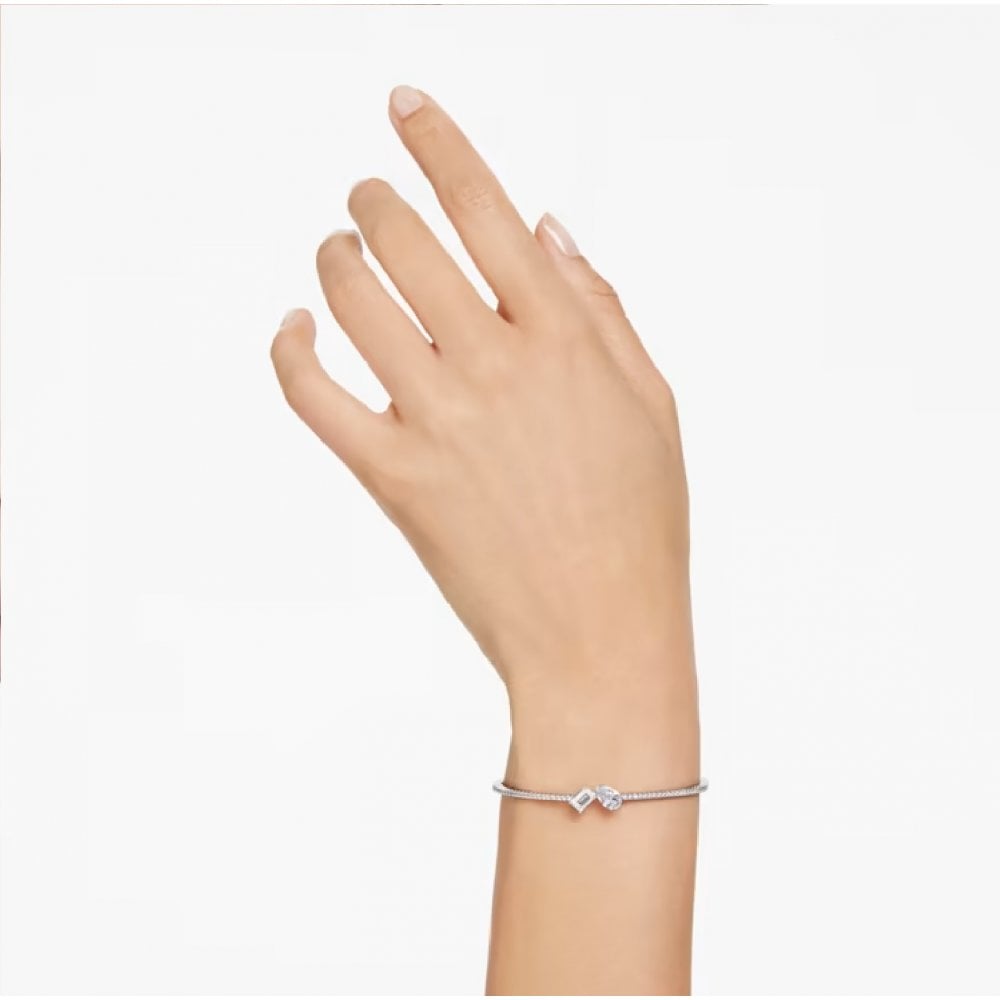 Swarovski Silver Mesmera Mixed Cuts Bangle - MococoSwarovski56672539009656672532Bracelets
