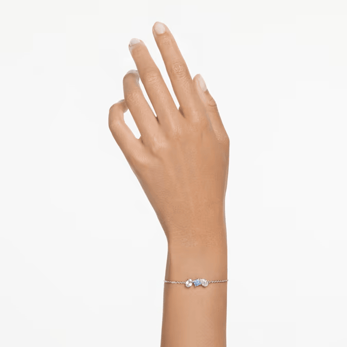 Swarovski Silver Mesmera Mixed Cuts Blue Bracelet - MococoSwarovski56683599009656683590Bracelets