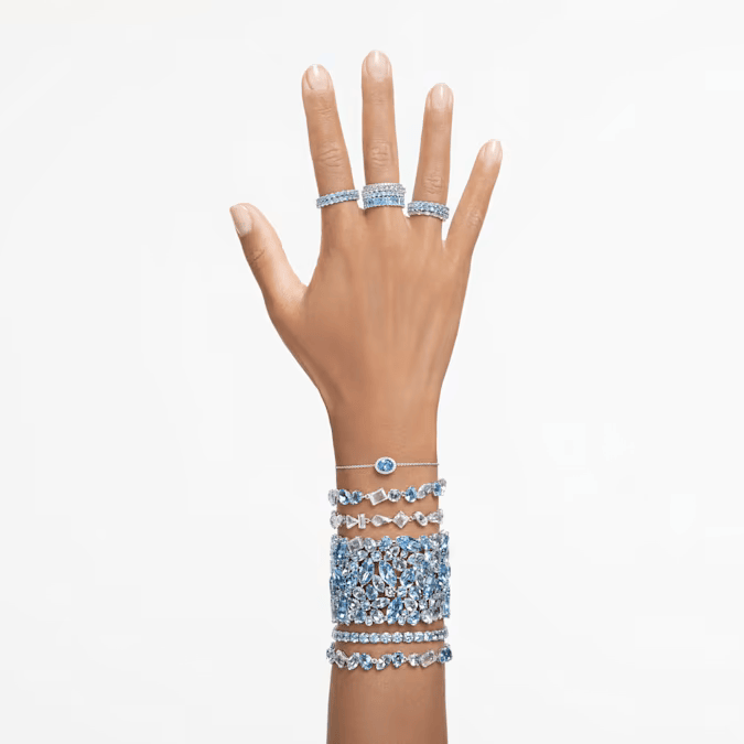 Swarovski Silver Mesmera Mixed Cuts Bracelet - MococoSwarovski56615299009656615294Bracelets