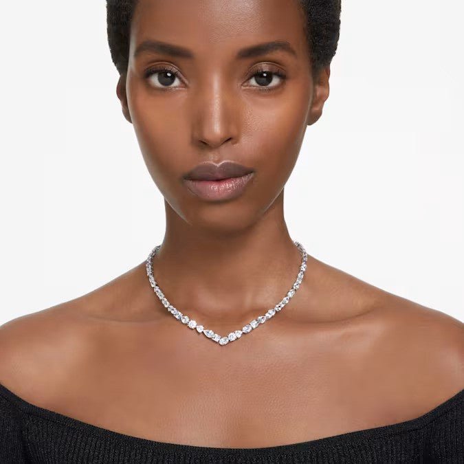 Swarovski Silver Mesmera Mixed Cuts Necklace - MococoSwarovski56652429009656652428Necklaces