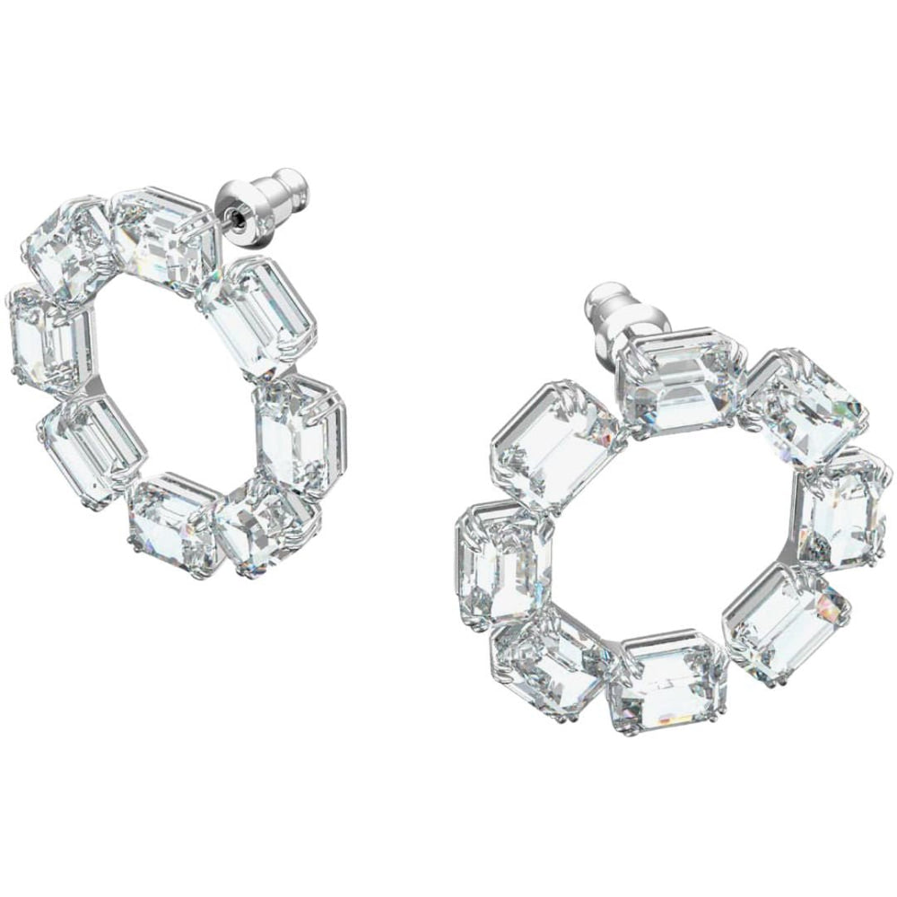 Swarovski Silver Millenia Hoop Earrings - MococoSwarovski56186299009656186299Earrings