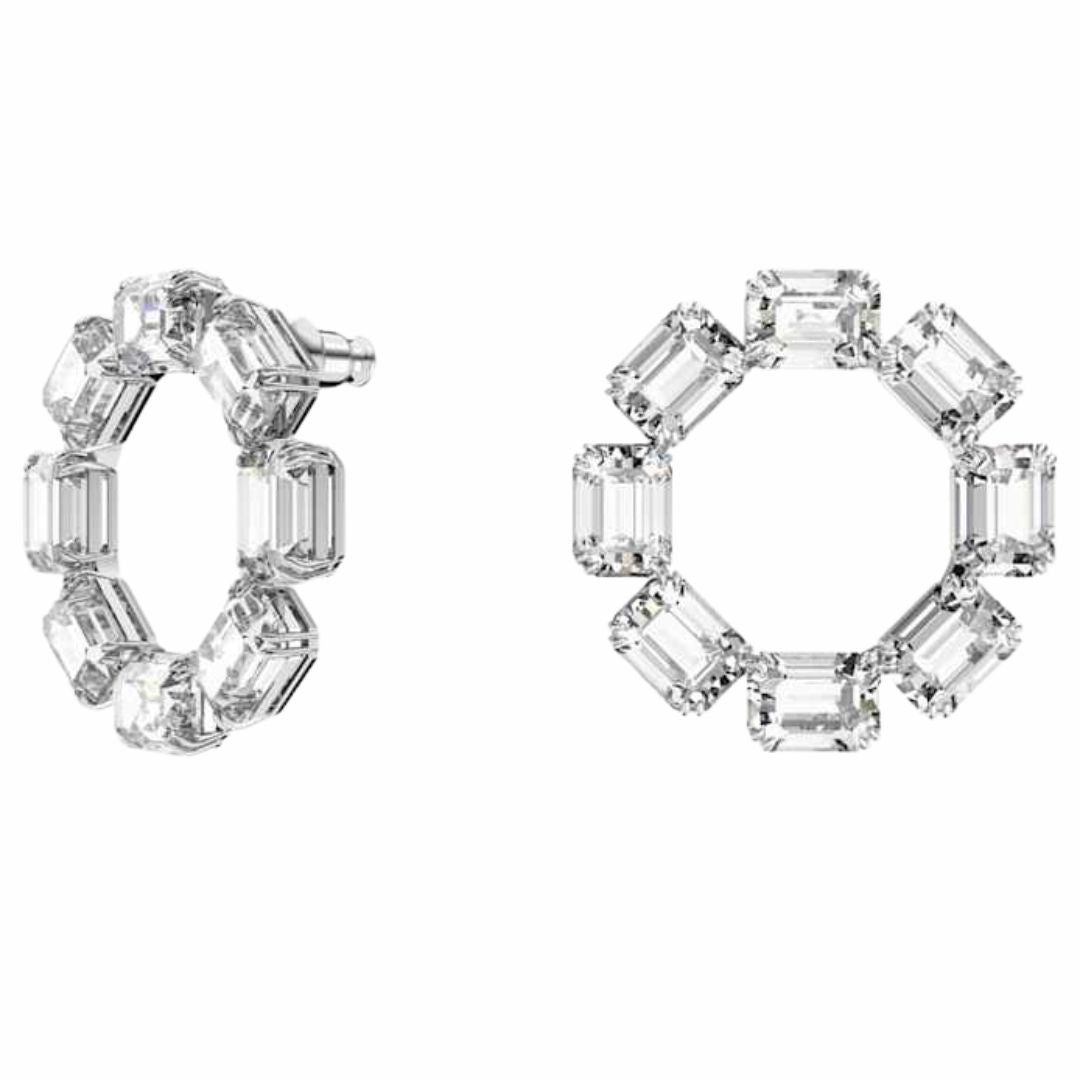 Swarovski Silver Millenia Hoop Earrings - MococoSwarovski56186299009656186299Earrings