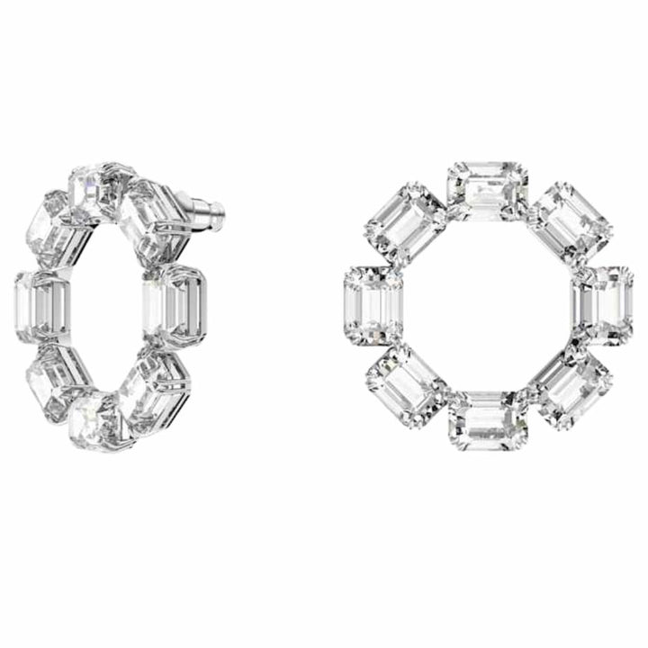 Swarovski Silver Millenia Hoop Earrings - MococoSwarovski56186299009656186299Earrings