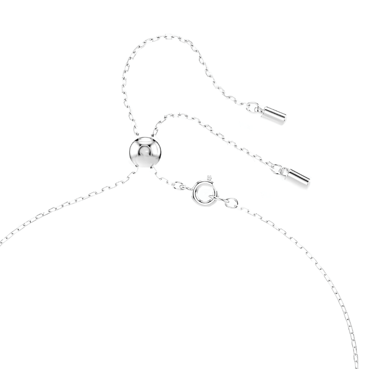 Swarovski Silver Stilla Attract Y Round Cut Blue Necklace - MococoSwarovski57342499009657342496Necklaces