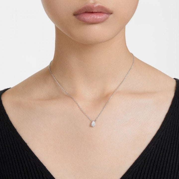 Swarovski Silver Stilla Pear Cut Pendant Necklace - MococoSwarovski56367089009656367087Necklaces