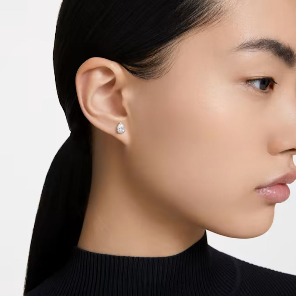 Swarovski Silver Stilla Pear Cut Stud Earrings - MococoSwarovski56367139009656367131Earrings