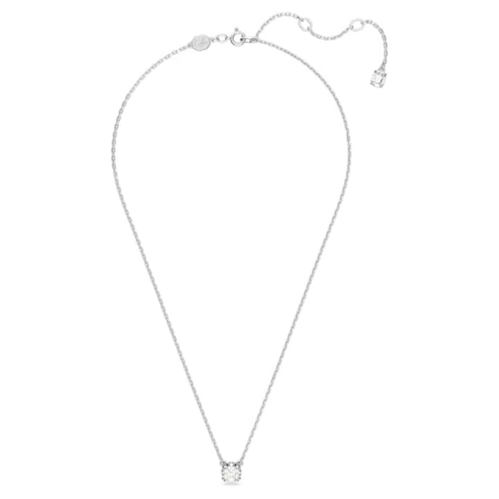 Swarovski Silver Stilla Round Cut Pendant Necklace - MococoSwarovski56367069009656367063Necklaces