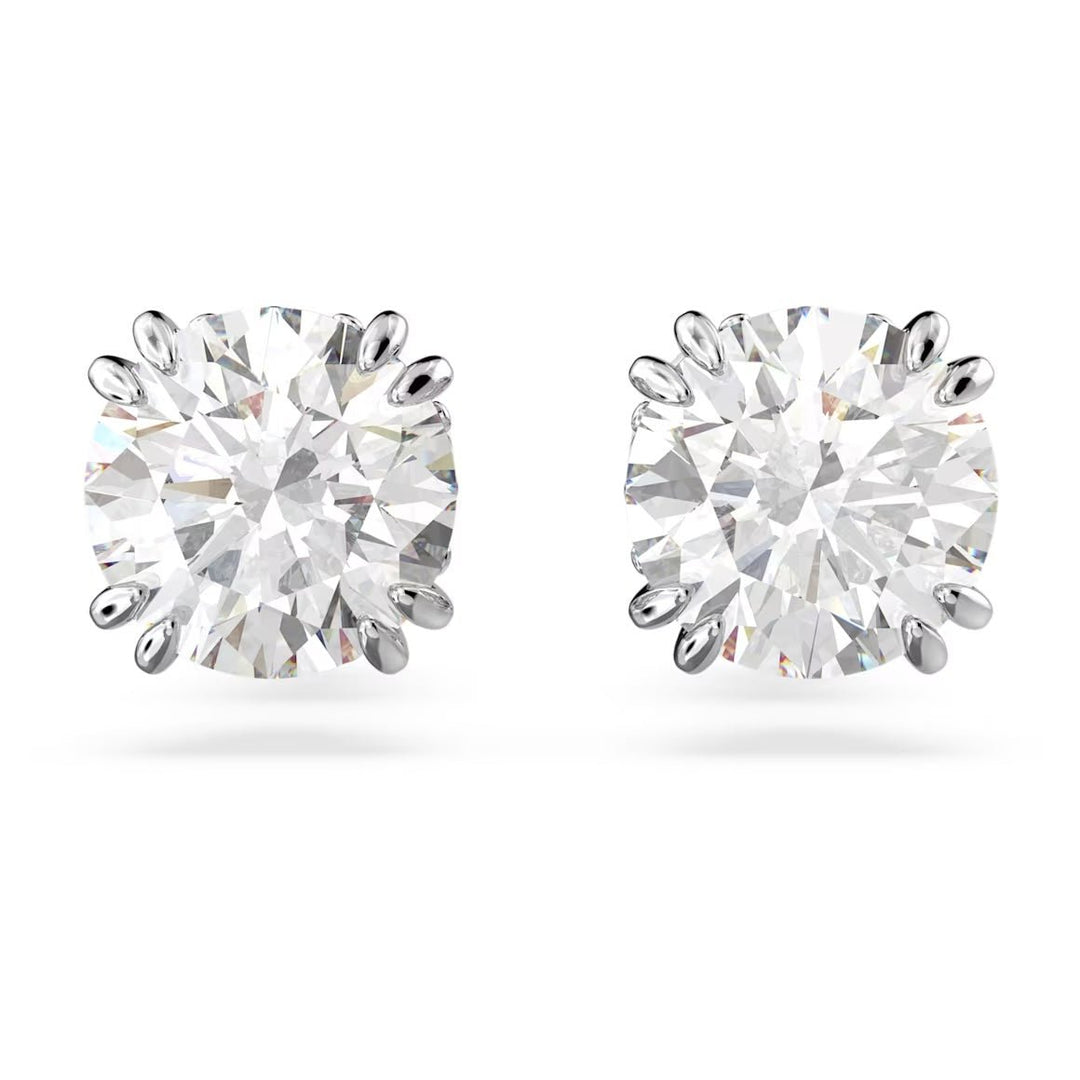 Swarovski Silver Stilla Round Cut Stud Earrings - MococoSwarovski56367129009656367124Earrings